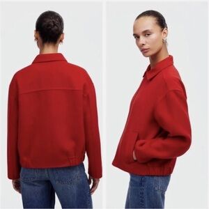 Madewell Women's Bold Red Utility Jacket